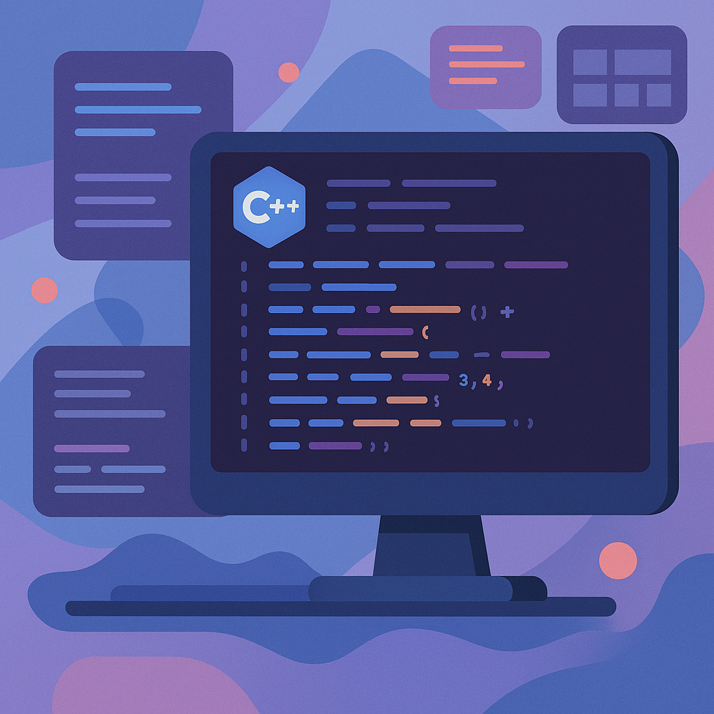 Illustration: C++ beginner tutorial mit setup code beispielen und Einsteiger tipps für software und sowas