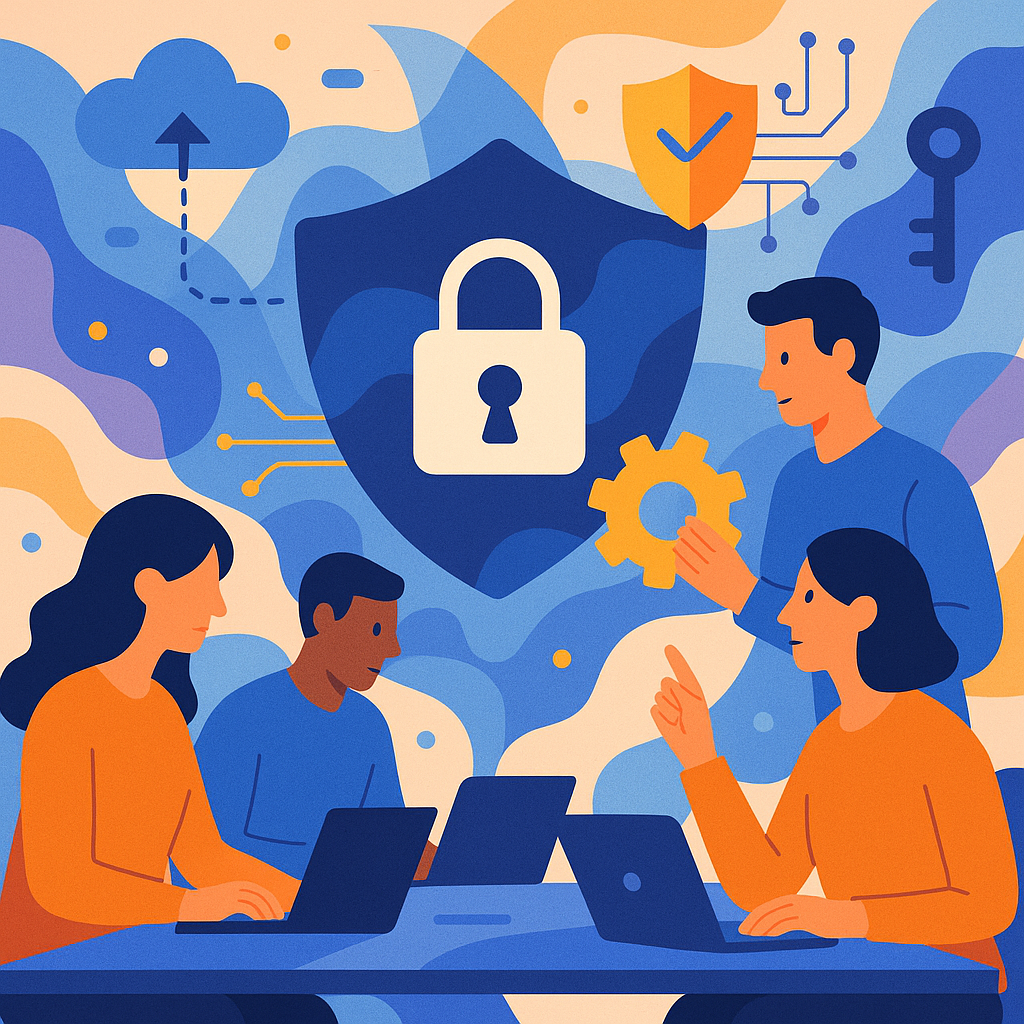 Illustration: Einführung in Ethical hacking. Hacking für Firmen. Legal