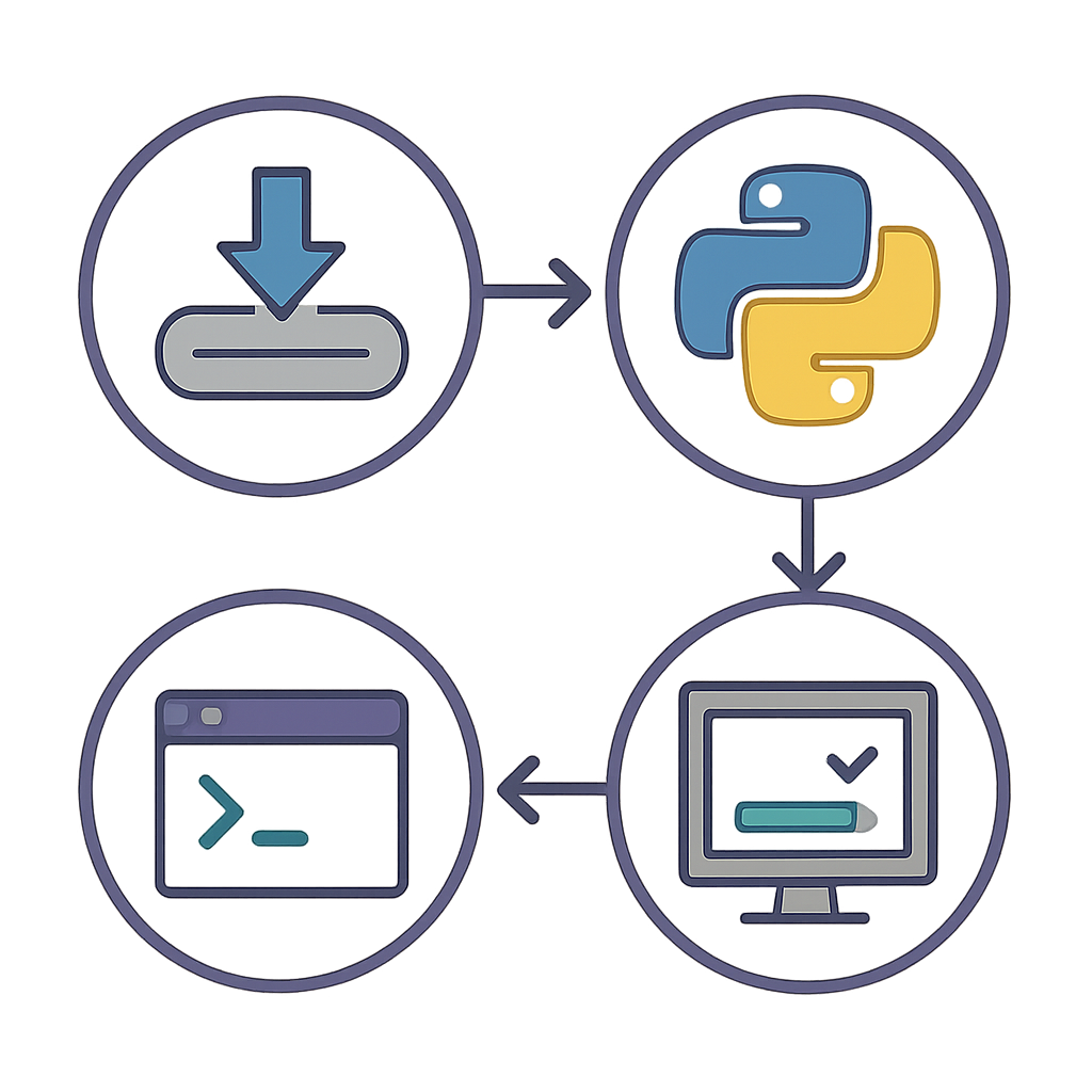 Illustration: Vollständige Einführung und tipps und tricks für python anfänger setup + code beispiele (mindestens 5)